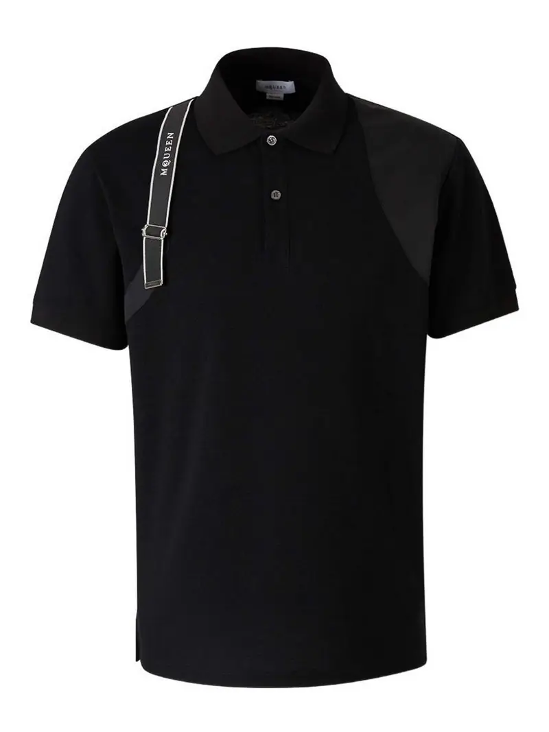 Alexander McQueen Polo Nero 4162743
