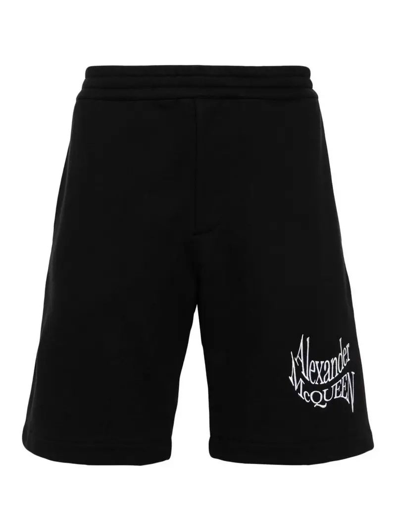 Shorts con logo Nero