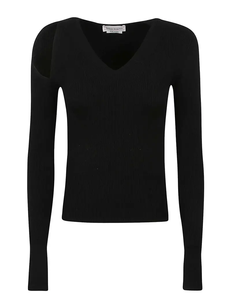 Slash v nk pullover Nero