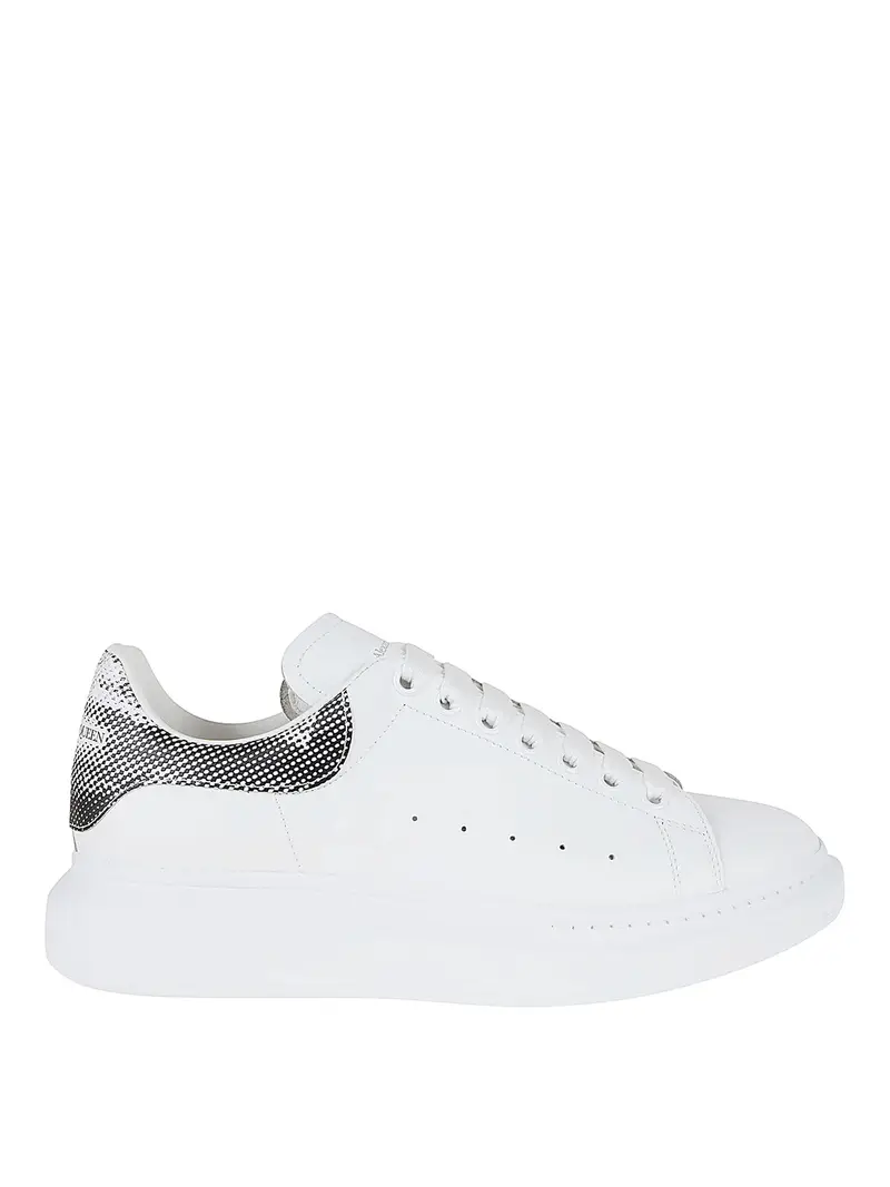 Sneakers in pelle bianca Bianco