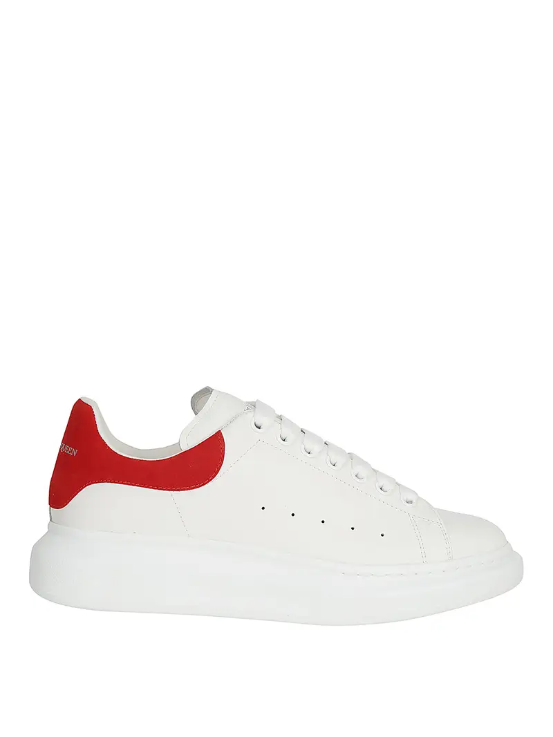 Sneakers Oversize in pelle Bianco