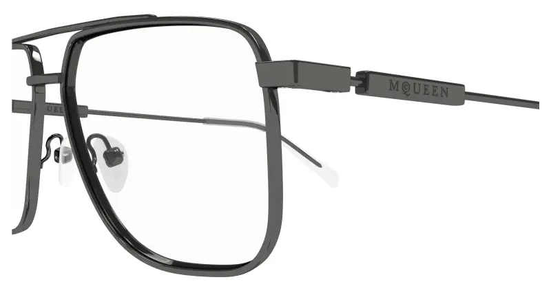 Unisex AM0480O 003 Montature da vista Acetato Rutenio Trasparente Pilot miniatura 3