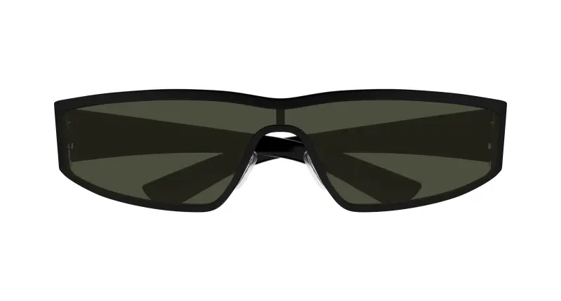 Unisex AM0491S 001 Occhiali da sole Acetato Nero Grigio Geometrica miniatura 2