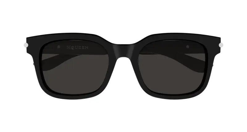 Unisex AM0496SA 001 Occhiali da sole Acetato Nero Grigio Squadrata miniatura 2