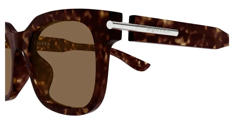 Unisex AM0496SA 002 Occhiali da sole Acetato Havana Marrone Squadrata miniatura 3