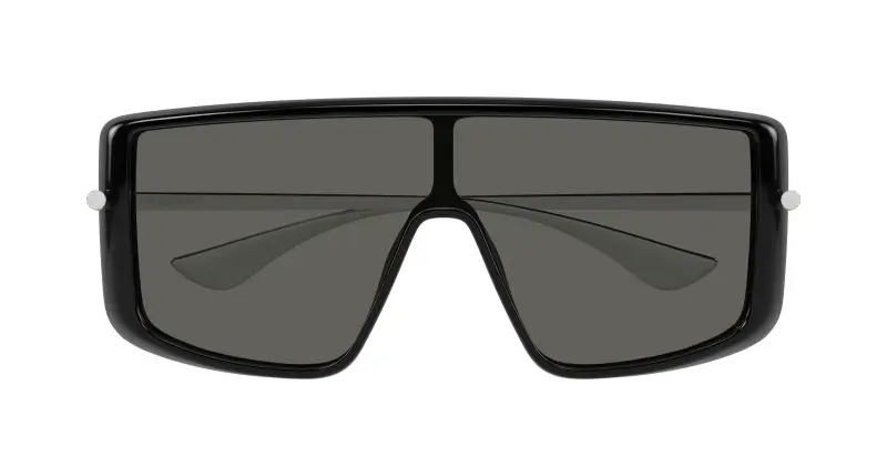 Unisex AM0524S 001 Occhiali da sole Acetato Nero Grigio Squadrata miniatura 2