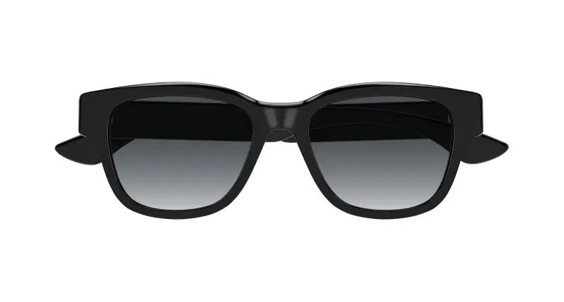 Unisex AM0528SA 001 Occhiali da sole Acetato Nero Grigio Squadrata miniatura 2