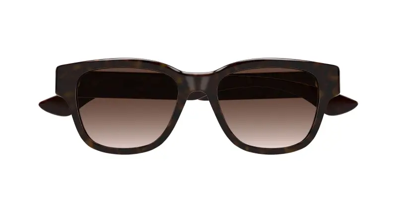 Unisex AM0528SA 002 Occhiali da sole Acetato Havana Marrone Squadrata miniatura 2