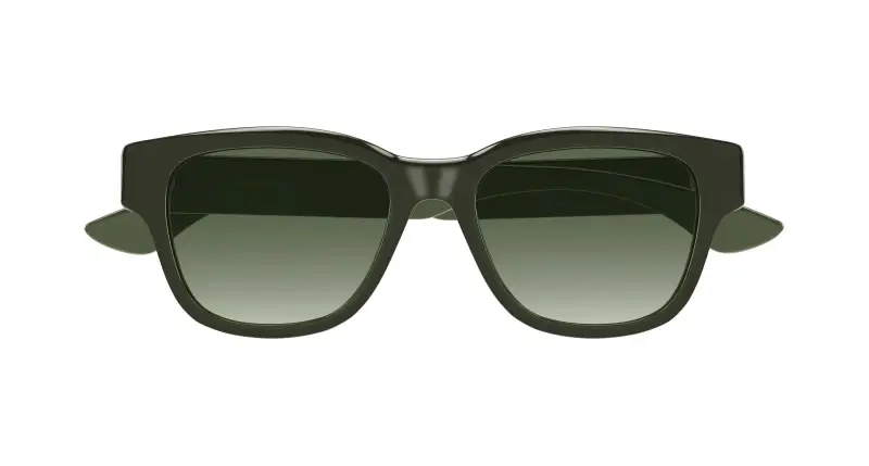 Unisex AM0528SA 004 Occhiali da sole Acetato Verde Verde Squadrata miniatura 2