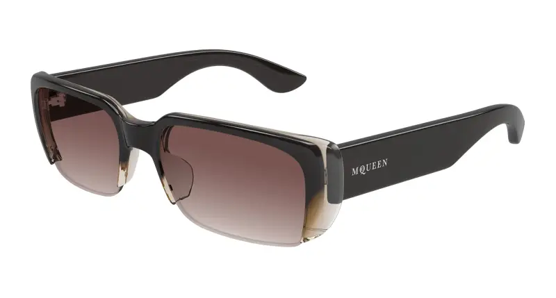 Unisex AM0532S 004 Occhiali da sole Acetato Marrone Marrone Squadrata