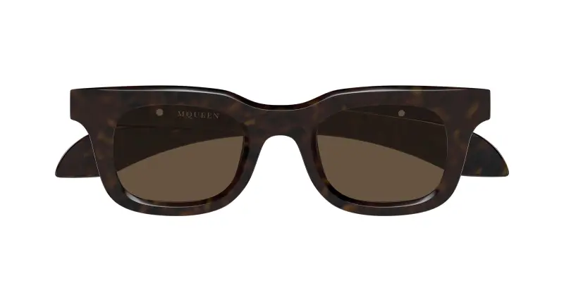 Alexander McQueen Occhiali da sole Uomo Marrone 4301949 miniatura 2