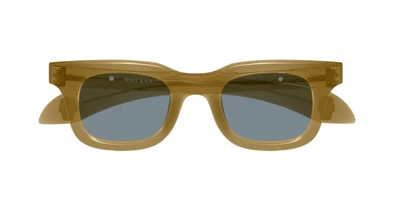 Alexander McQueen Occhiali da sole Uomo Grigio 4302387 miniatura 2