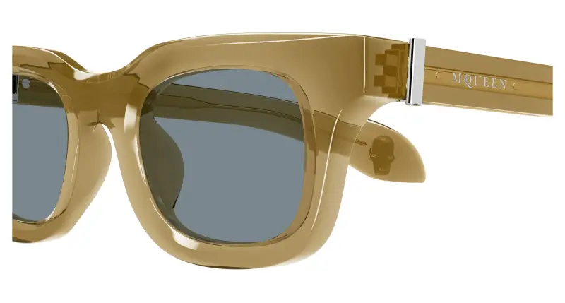 Alexander McQueen Occhiali da sole Uomo Grigio 4302387 miniatura 3