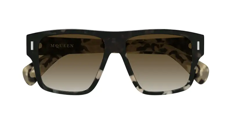 Alexander McQueen Occhiali da sole Uomo Marrone 4301946 miniatura 2