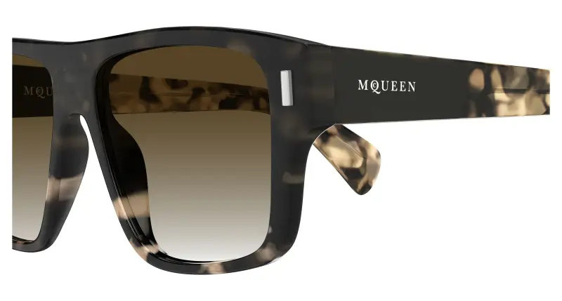 Alexander McQueen Occhiali da sole Uomo Marrone 4301946 miniatura 3
