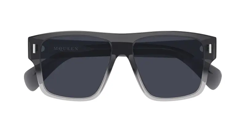 Alexander McQueen Occhiali da sole Uomo Blu 4301569 miniatura 2