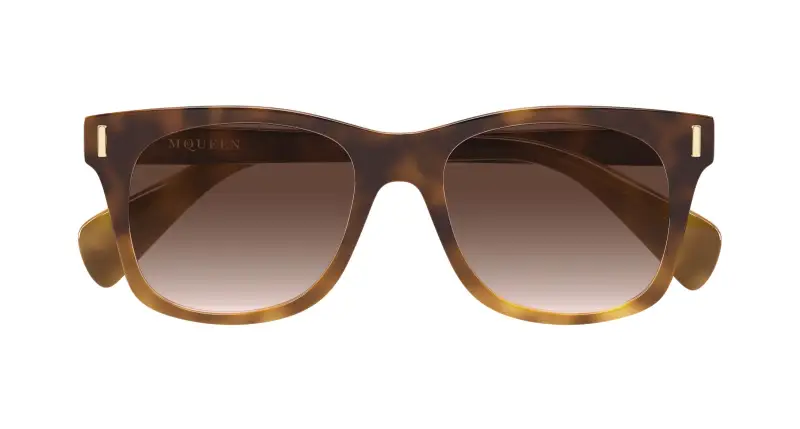 Alexander McQueen Occhiali da sole Uomo Marrone 4301944 miniatura 2