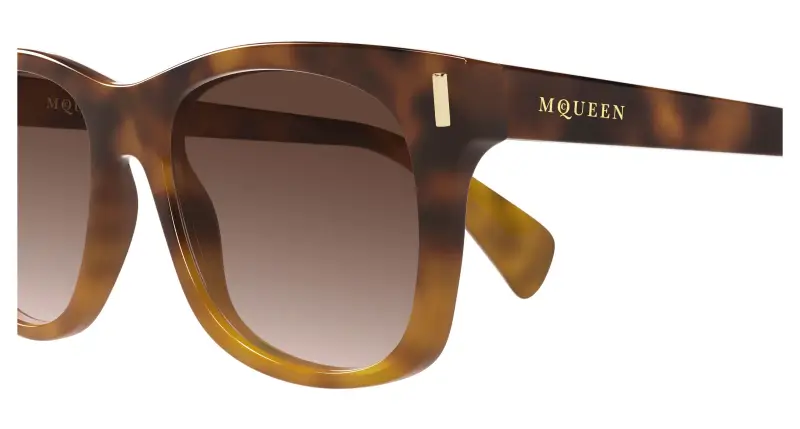 Alexander McQueen Occhiali da sole Uomo Marrone 4301944 miniatura 3
