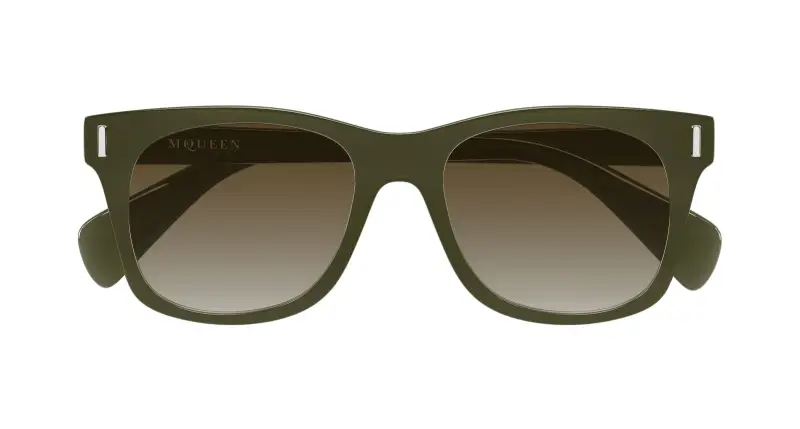 Alexander McQueen Occhiali da sole Uomo Marrone 4312188 miniatura 2