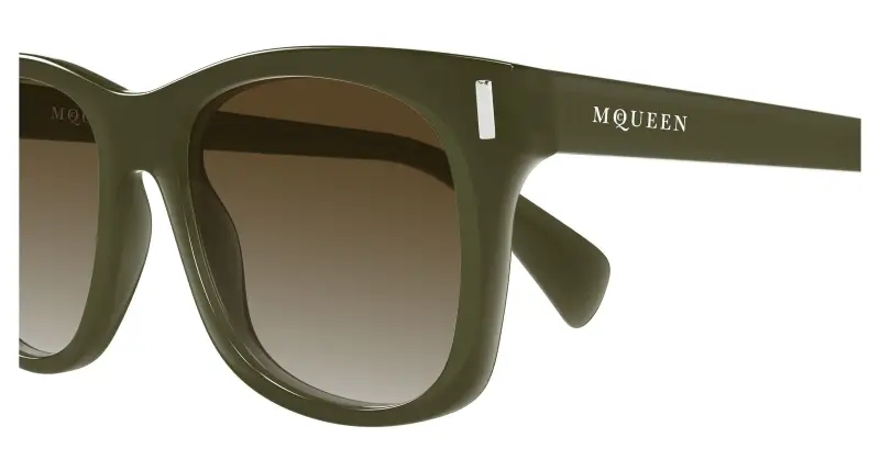 Alexander McQueen Occhiali da sole Uomo Marrone 4312188 miniatura 3