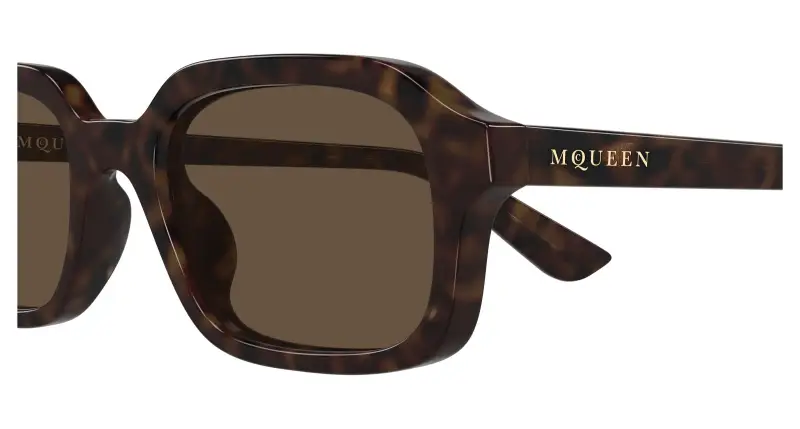 Alexander McQueen Occhiali da sole Uomo Marrone 4301934 miniatura 3