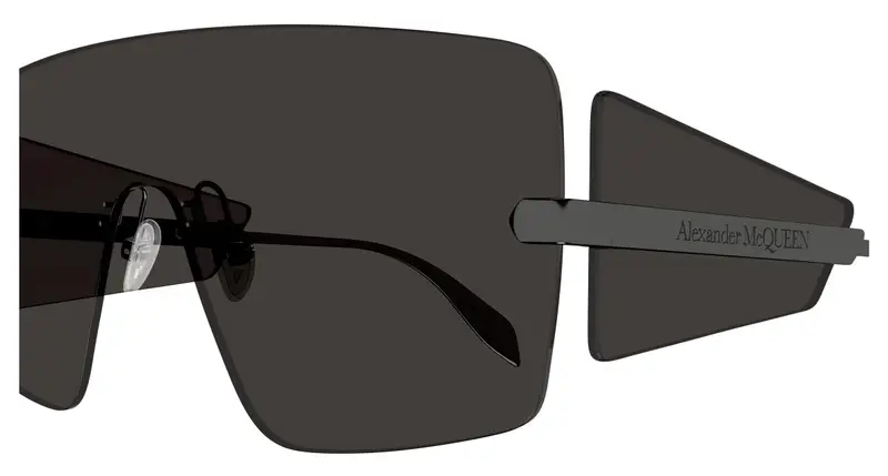 Alexander McQueen Occhiali da sole Uomo Grigio 892423 miniatura 2