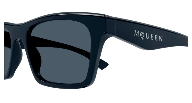 Alexander McQueen Occhiali da sole Uomo Blu 892611 miniatura 2