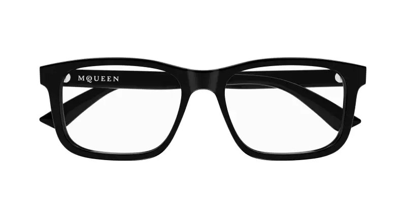 Uomo AM0486O 001 Montature da vista Acetato Nero Trasparente Squadrata miniatura 2