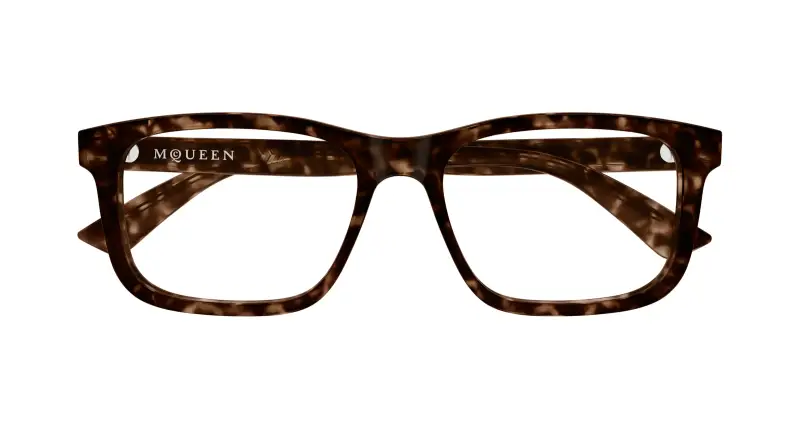 Uomo AM0486O 002 Montature da vista Acetato Havana Trasparente Squadrata miniatura 2