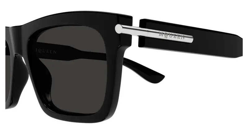 Alexander McQueen Occhiali da sole Uomo Grigio 892535 miniatura 2