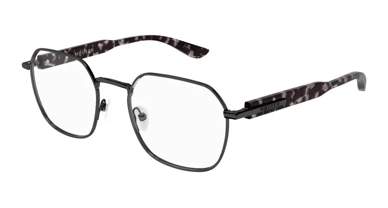 Uomo AM0499O 002 Montature da vista Acetato Rutenio Trasparente Geometrica