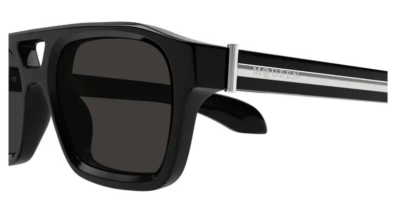 Alexander McQueen Occhiali da sole Uomo Grigio 892595 miniatura 2