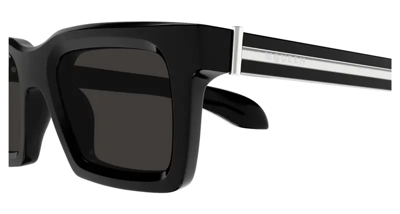 Alexander McQueen Occhiali da sole Uomo Grigio 892596 miniatura 2