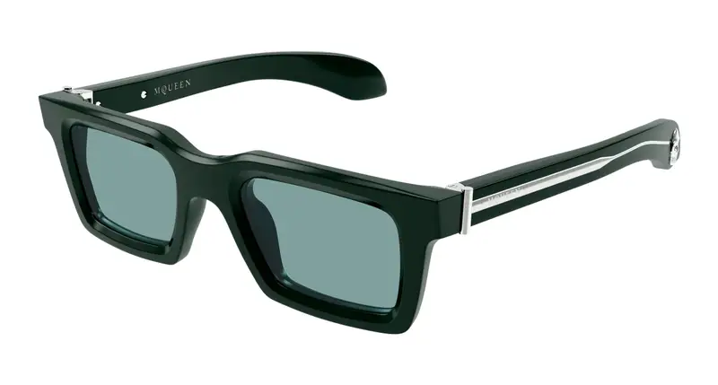 Alexander McQueen Occhiali da sole Uomo Verde 892572