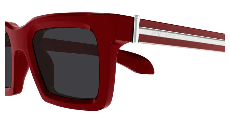 Alexander McQueen Occhiali da sole Uomo Grigio 892608 miniatura 2