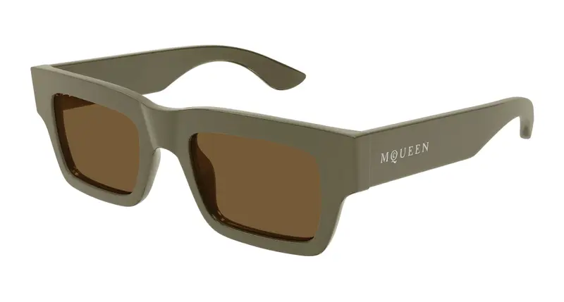 Alexander McQueen Occhiali da sole Uomo Marrone 892567