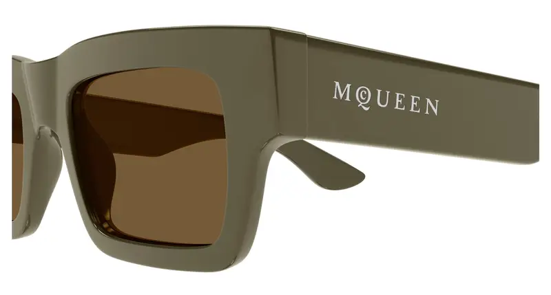 Alexander McQueen Occhiali da sole Uomo Marrone 892567 miniatura 2