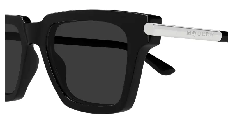 Alexander McQueen Occhiali da sole Uomo Grigio 3377826 miniatura 3