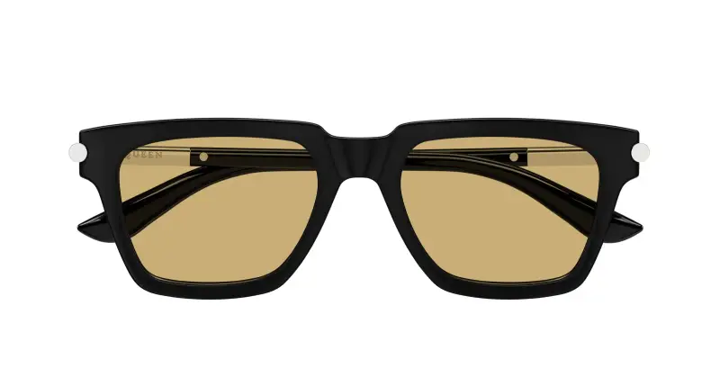 Alexander McQueen Occhiali da sole Uomo Marrone 3532622 miniatura 2