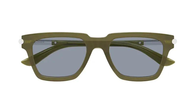 Alexander McQueen Occhiali da sole Uomo Azzurro 3535387 miniatura 2