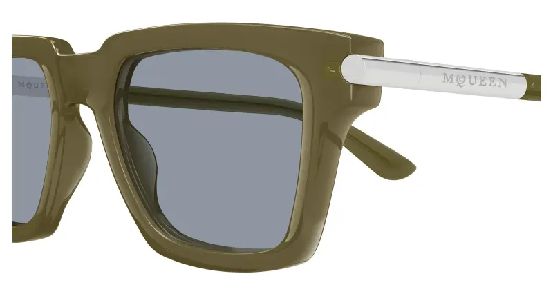 Alexander McQueen Occhiali da sole Uomo Azzurro 3535387 miniatura 3