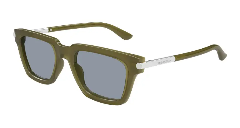 Alexander McQueen Occhiali da sole Uomo Verde 3535387