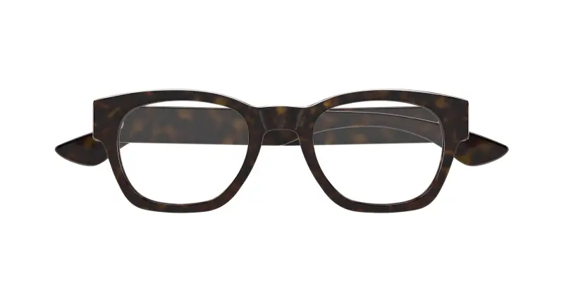 Uomo AM0530O 006 Montature da vista Acetato Havana Trasparente Rotonda miniatura 2