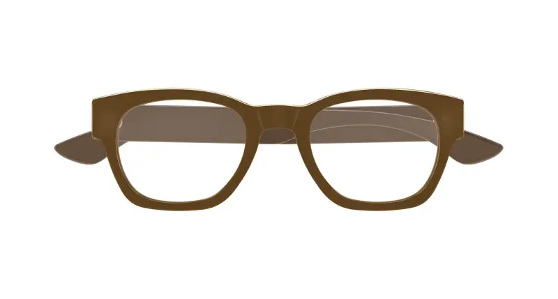 Uomo AM0530O 007 Montature da vista Acetato Marrone Trasparente Rotonda miniatura 2