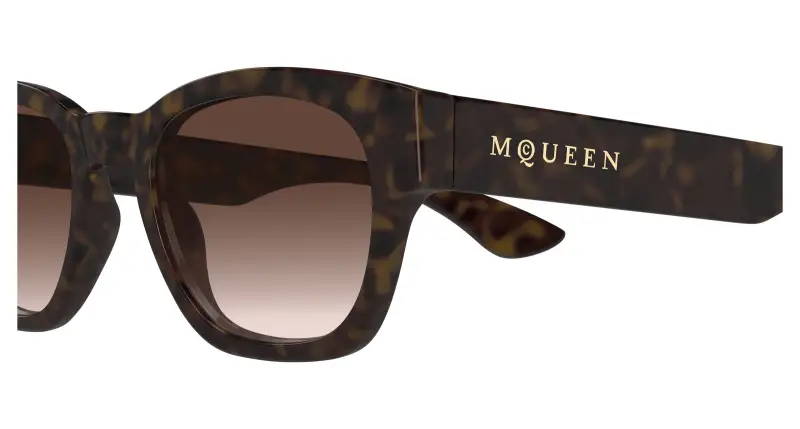 Alexander McQueen Occhiali da sole Uomo Marrone 3530875 miniatura 3