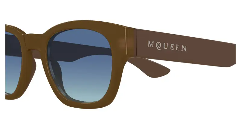Alexander McQueen Occhiali da sole Uomo Blu 3531330 miniatura 3