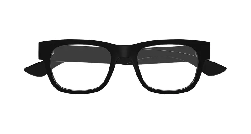 Uomo AM0531O 001 Montature da vista Acetato Nero Trasparente Squadrata miniatura 2