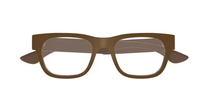 Uomo AM0531O 003 Montature da vista Acetato Marrone Trasparente Squadrata miniatura 2