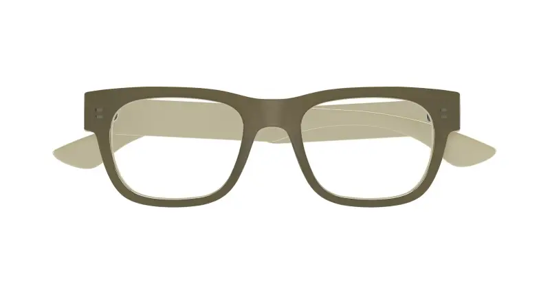 Uomo AM0531O 004 Montature da vista Acetato Marrone Trasparente Squadrata miniatura 2