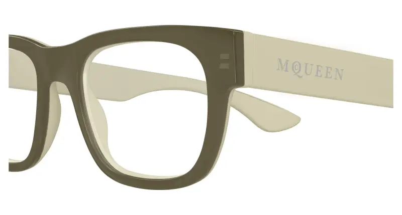 Uomo AM0531O 004 Montature da vista Acetato Marrone Trasparente Squadrata miniatura 3